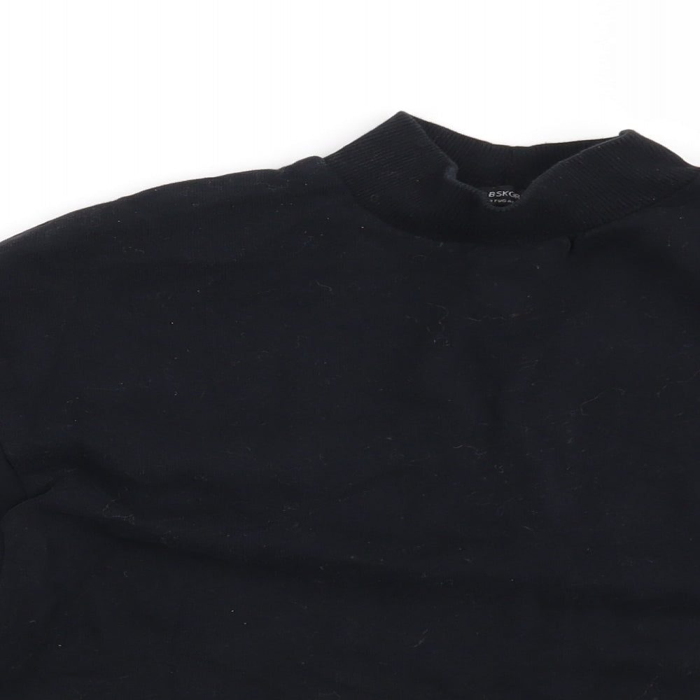Bershka Womens Black   Pullover Sweatshirt Size XS