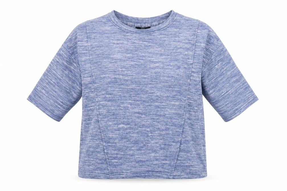 Front view of F&F women’s blue full zip jumper, size UK 14