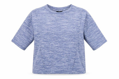 Front view of F&F women’s blue full zip jumper, size UK 14