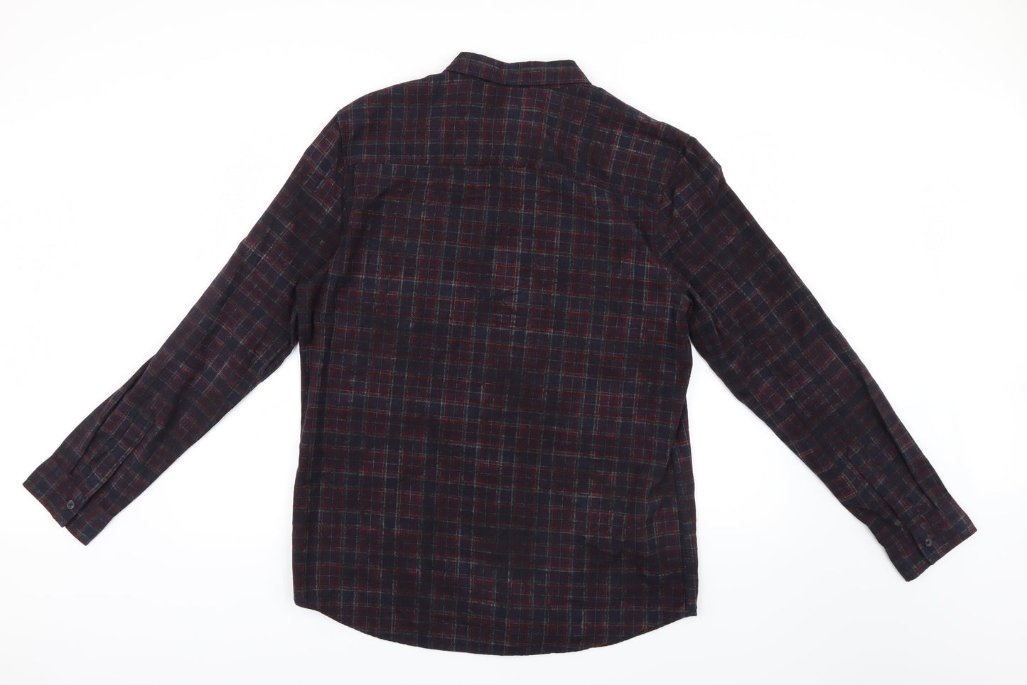 Mens UK Size L New Look Men Blue  Button-Up Long Sleeve Casual Shirt