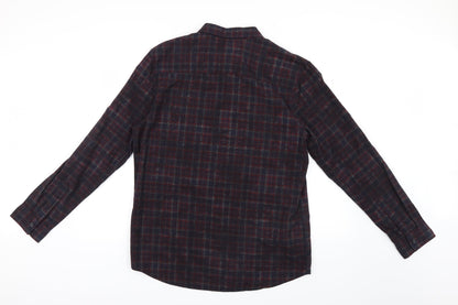 Mens UK Size L New Look Men Blue  Button-Up Long Sleeve Casual Shirt