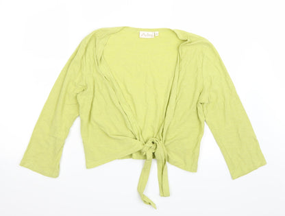Adini Womens Green   Cardigan Jumper Size M