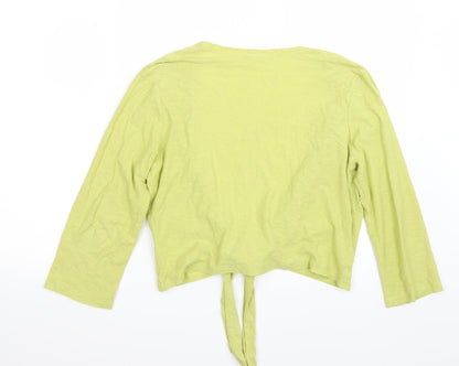 Adini Womens Green   Cardigan Jumper Size M