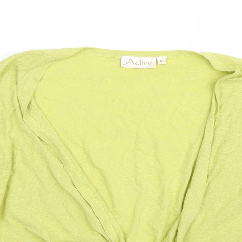 Adini Womens Green   Cardigan Jumper Size M