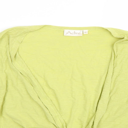 Adini Womens Green   Cardigan Jumper Size M
