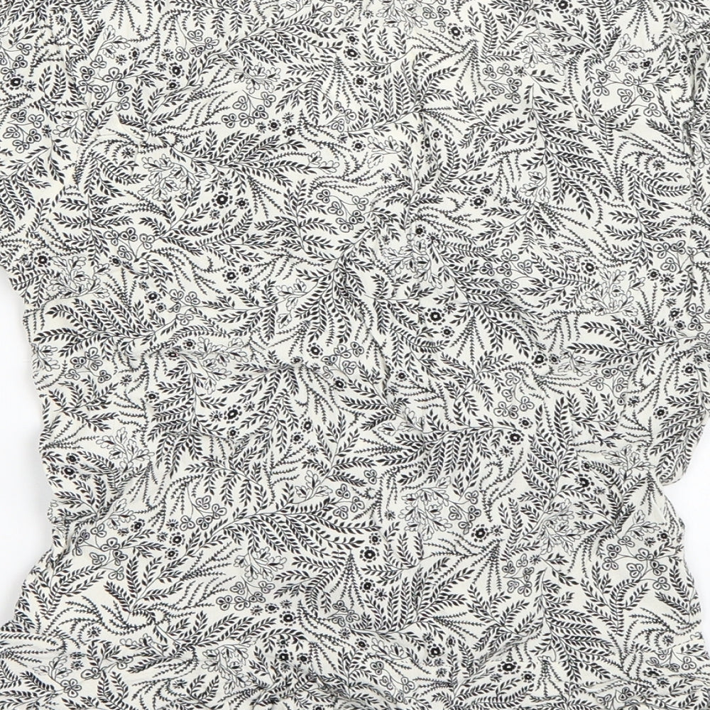 Womens UK Size 6 H&M White Basic T-Shirt