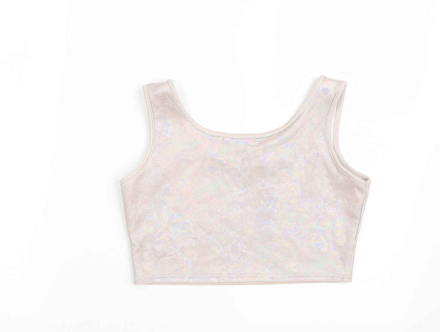Womens UK Size 4 Pretty little thing Purple Basic Tank