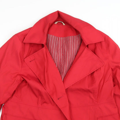 George Womens Red   Jacket Coat Size 14