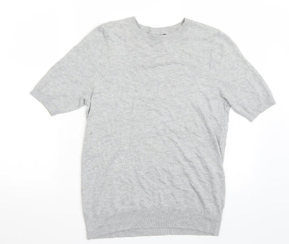 Womens UK Size 14 F&F Grey Basic T-Shirt
