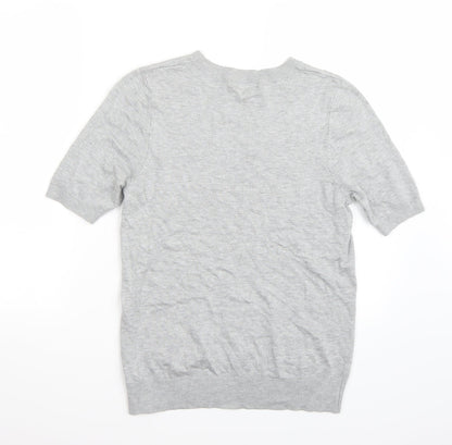Womens UK Size 14 F&F Grey Basic T-Shirt
