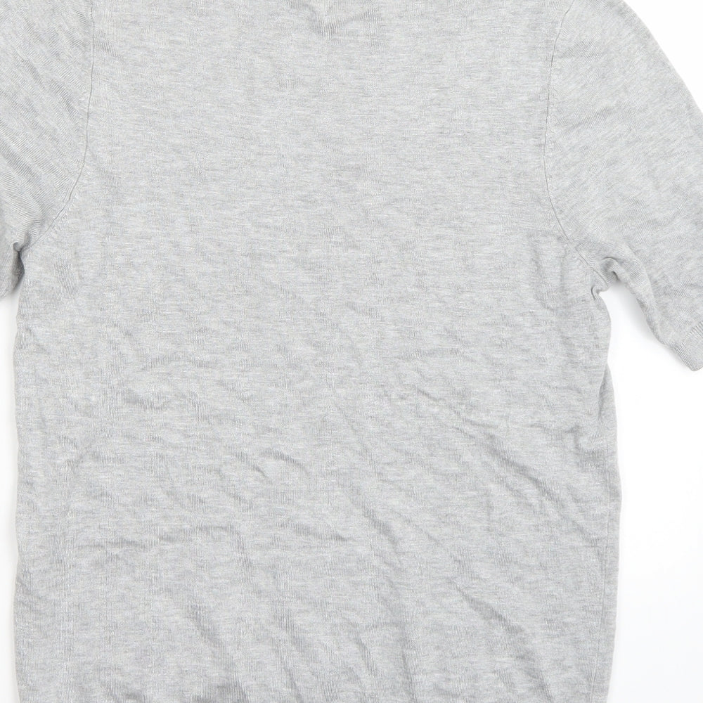 Womens UK Size 14 F&F Grey Basic T-Shirt