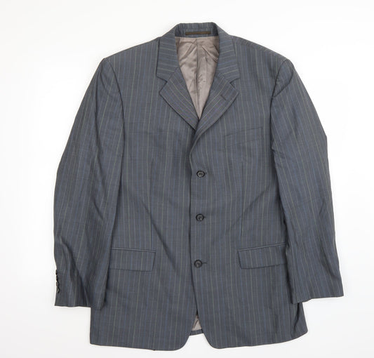 Mens UK Size 40 STONES Regular Grey Suit Jacket