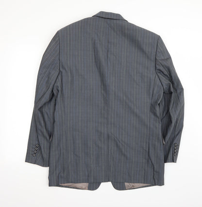 Mens UK Size 40 STONES Regular Grey Suit Jacket