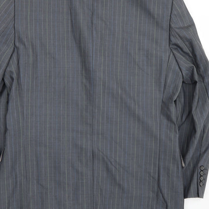Mens UK Size 40 STONES Regular Grey Suit Jacket