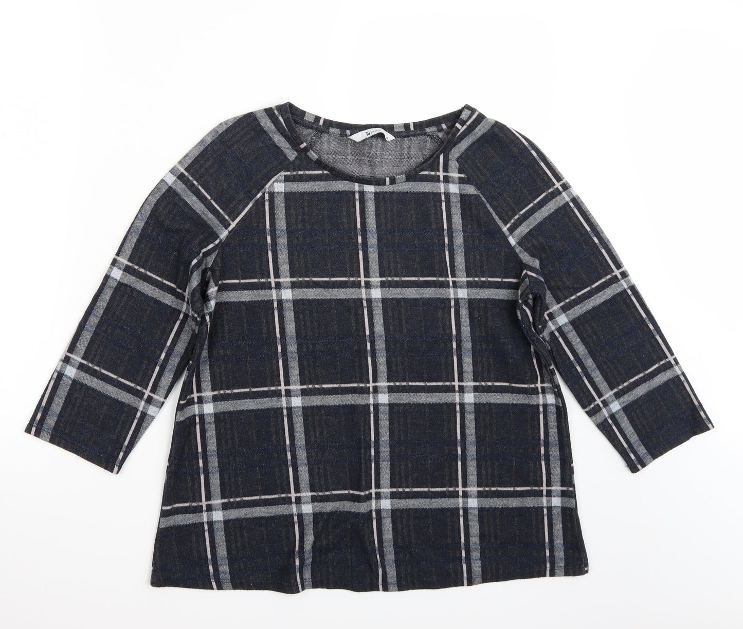 TU Womens Blue   Basic T-Shirt Size 12