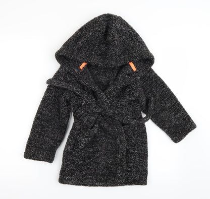 Additional front view of Matalan boys’ black gown, size 5, years