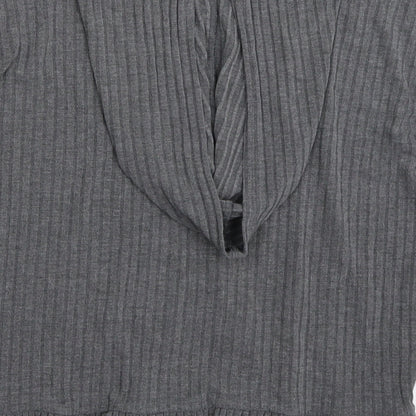 Boohoo Womens Grey   Pullover Hoodie Size S