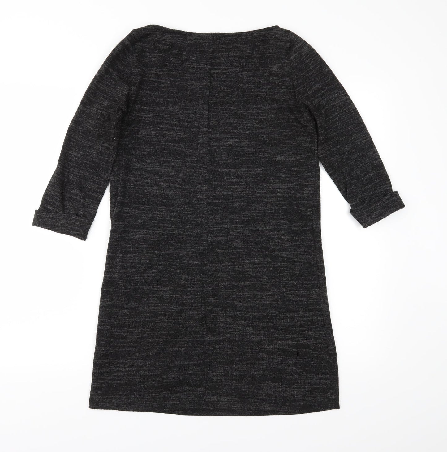 Womens UK Size 8 Atmosphere Grey Tunic Blouse