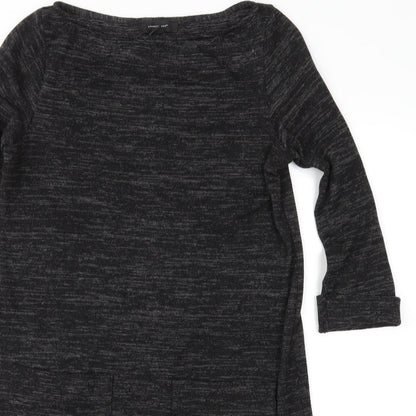 Womens UK Size 8 Atmosphere Grey Tunic Blouse
