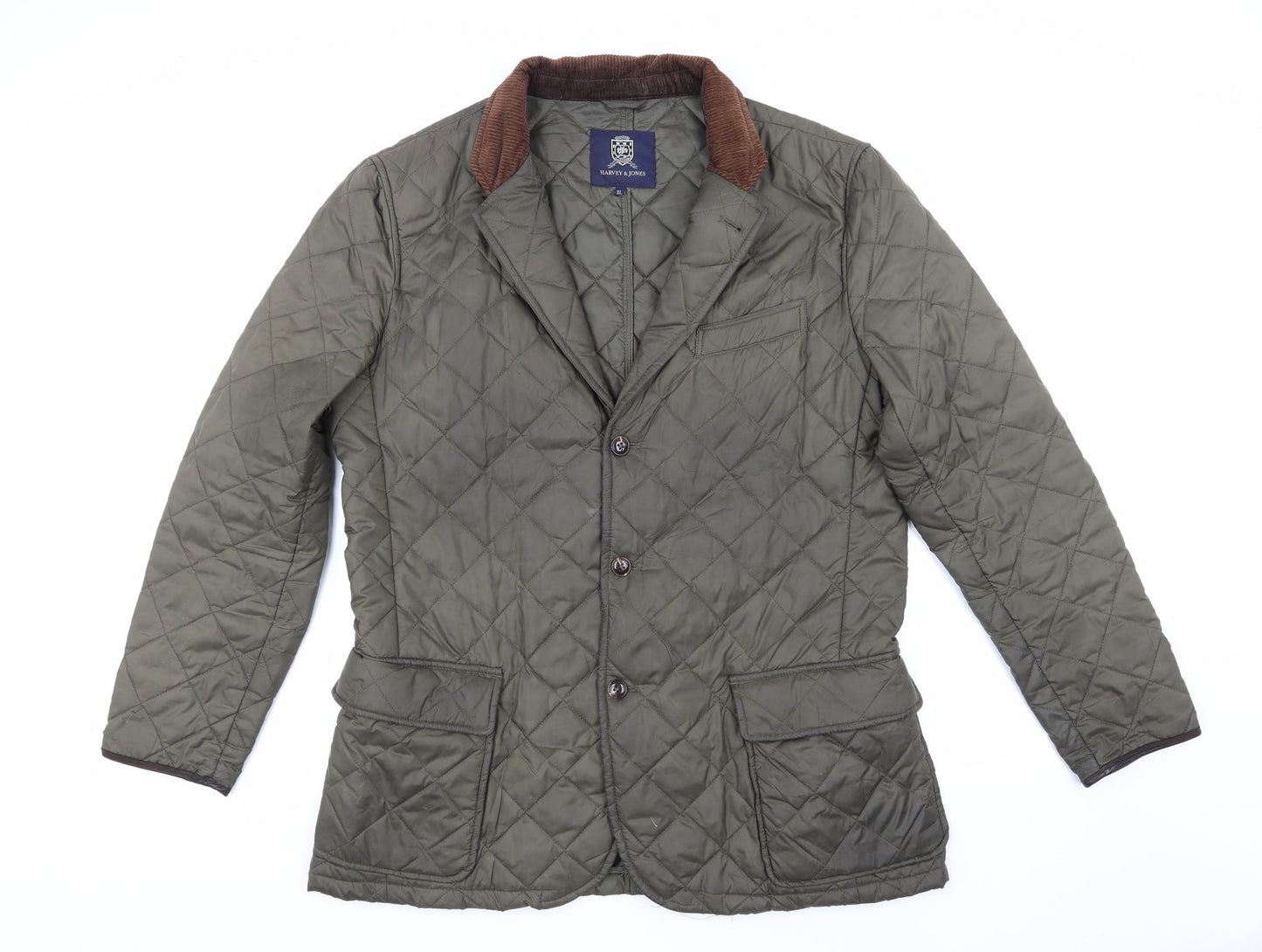 Mens UK Size XL Harvey & Jones Green Jacket