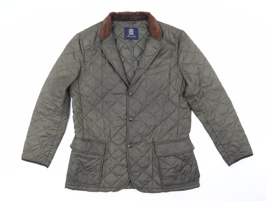 Mens UK Size XL Harvey & Jones Green Jacket