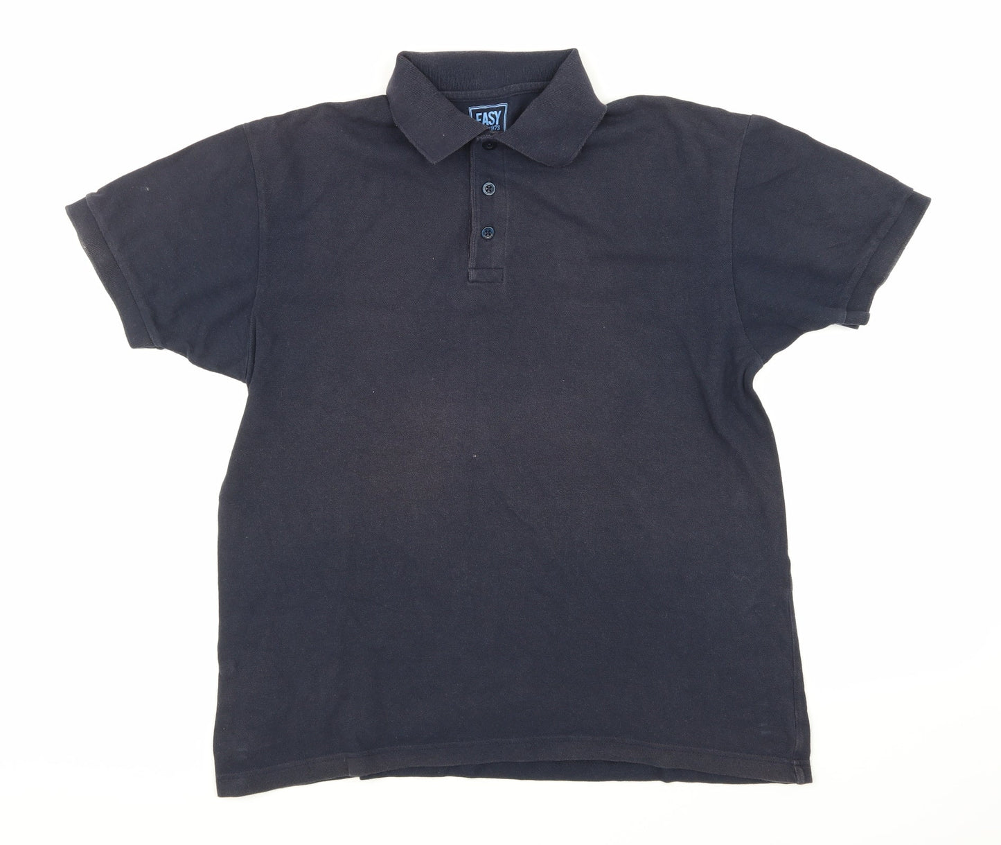 Easy Mens Blue    Polo Size M