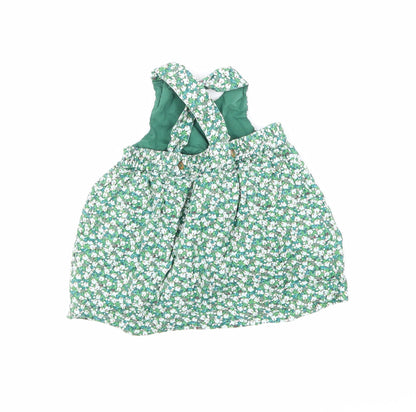 Mini Club Girls Green Floral  A-Line  Size 0-3 Months