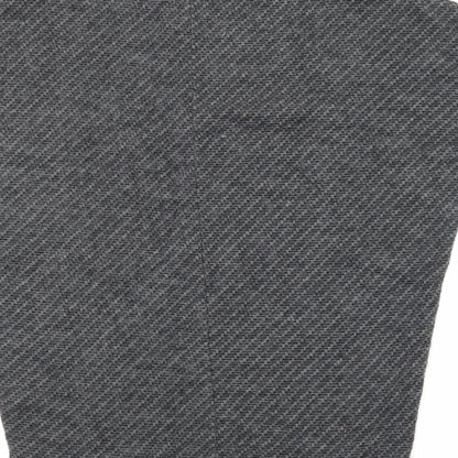 Womens UK Size S Apricot Grey Basic T-Shirt