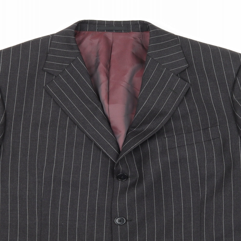 Mens UK Size 42 Deha Villand Regular Grey Suit Jacket