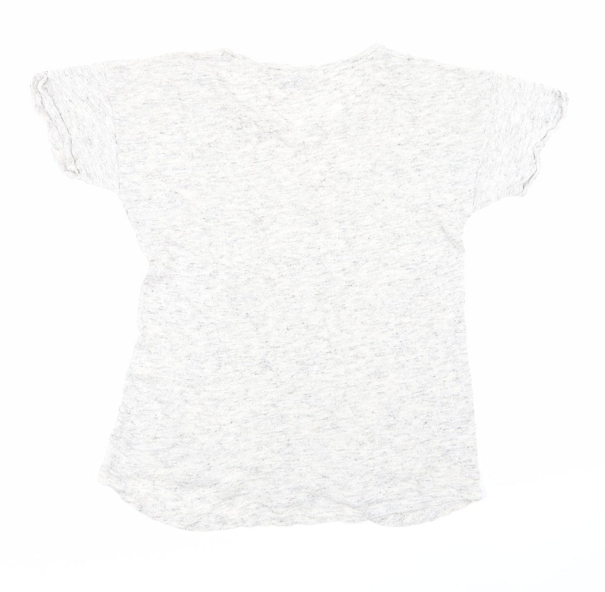 Back view of Moss Copenhagen women’s grey basic t-shirt, size S