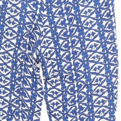 Womens UK Size 10 F&F Regular Fit  Blue Trousers