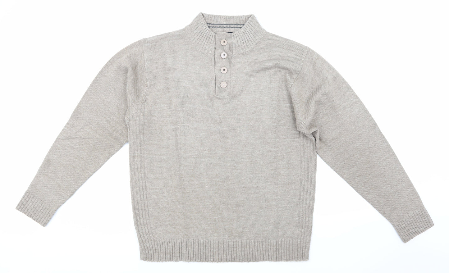 Southbay Mens Brown  Knit Pullover Jumper Size M