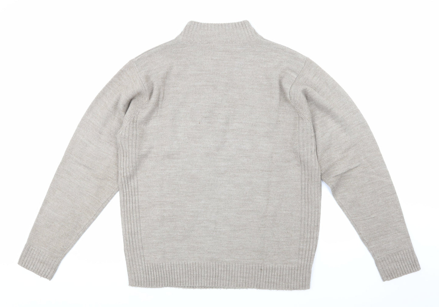 Southbay Mens Brown  Knit Pullover Jumper Size M