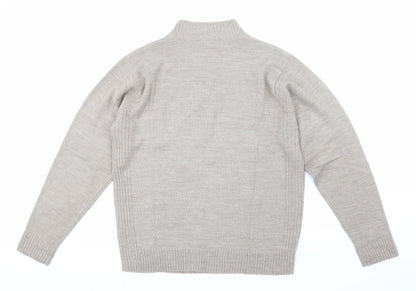 Southbay Mens Brown  Knit Pullover Jumper Size M