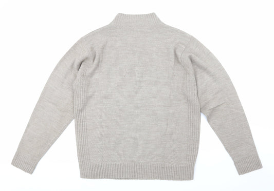 Southbay Mens Brown  Knit Pullover Jumper Size M