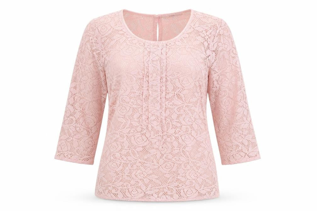 Front view of George women’s pink knit jumper, size UK 12