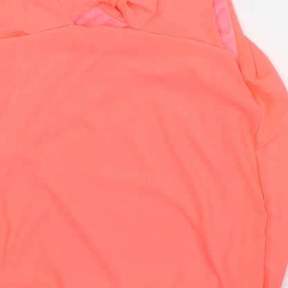 Womens UK Size 10 Preworn Pink Basic Tank