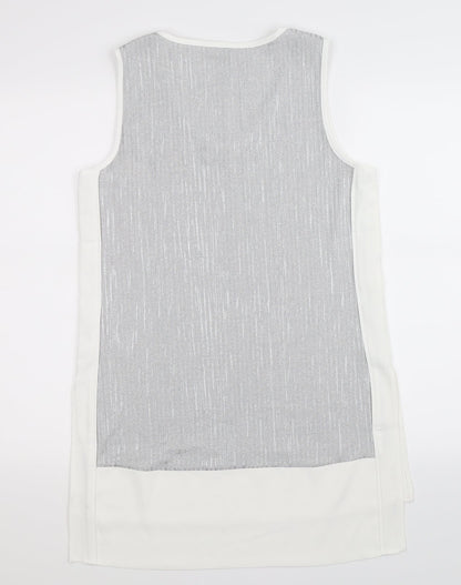 Womens UK Size 12 NEXT Grey Basic Tank