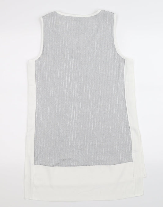 Womens UK Size 12 NEXT Grey Basic Tank