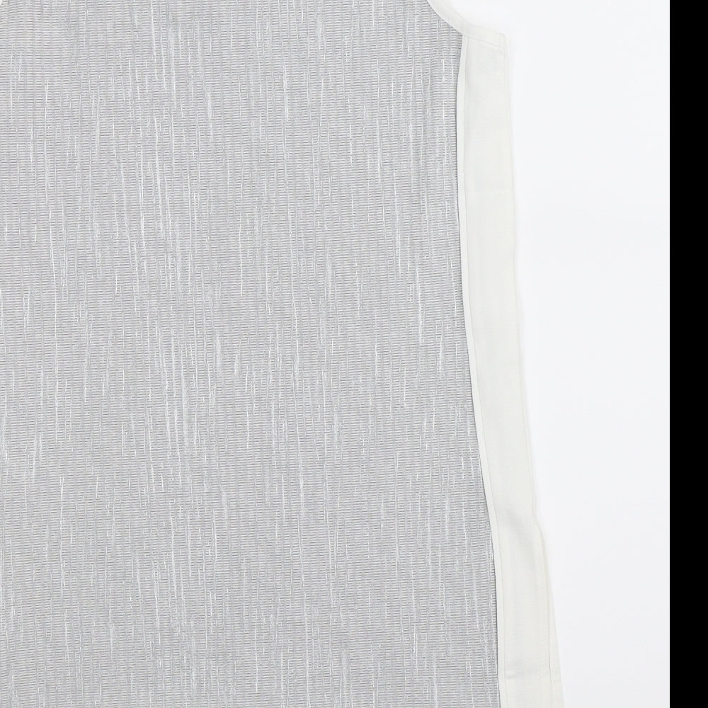 Womens UK Size 12 NEXT Grey Basic Tank