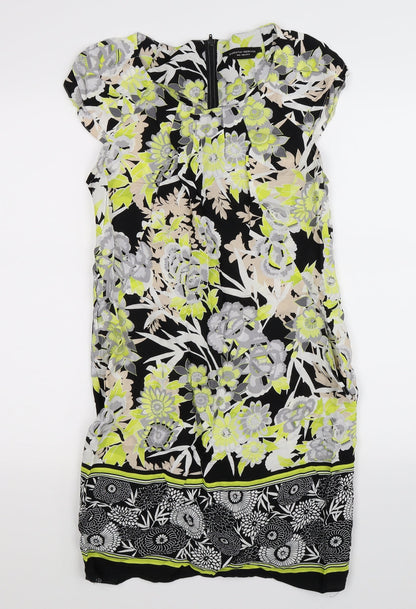 Dorothy Perkins Womens Multicoloured Floral  Bodycon  Size 10