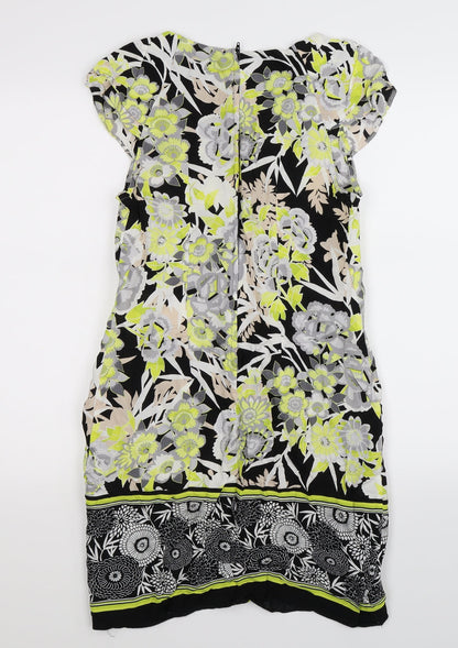 Dorothy Perkins Womens Multicoloured Floral  Bodycon  Size 10