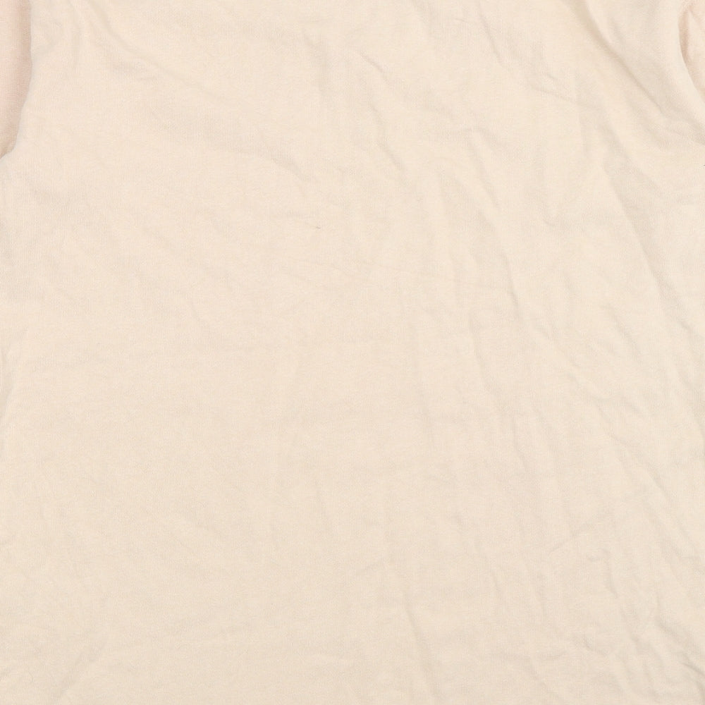 Divided Womens Beige   Pullover Sweatshirt Size S  - Oversized