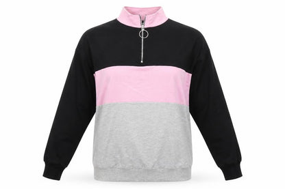 Front view of Select women’s multicoloured pullover sweatshirt, size S