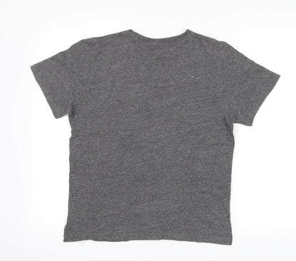 Back view of Gap boys’ grey basic t-shirt, size 10-11, years - back stage