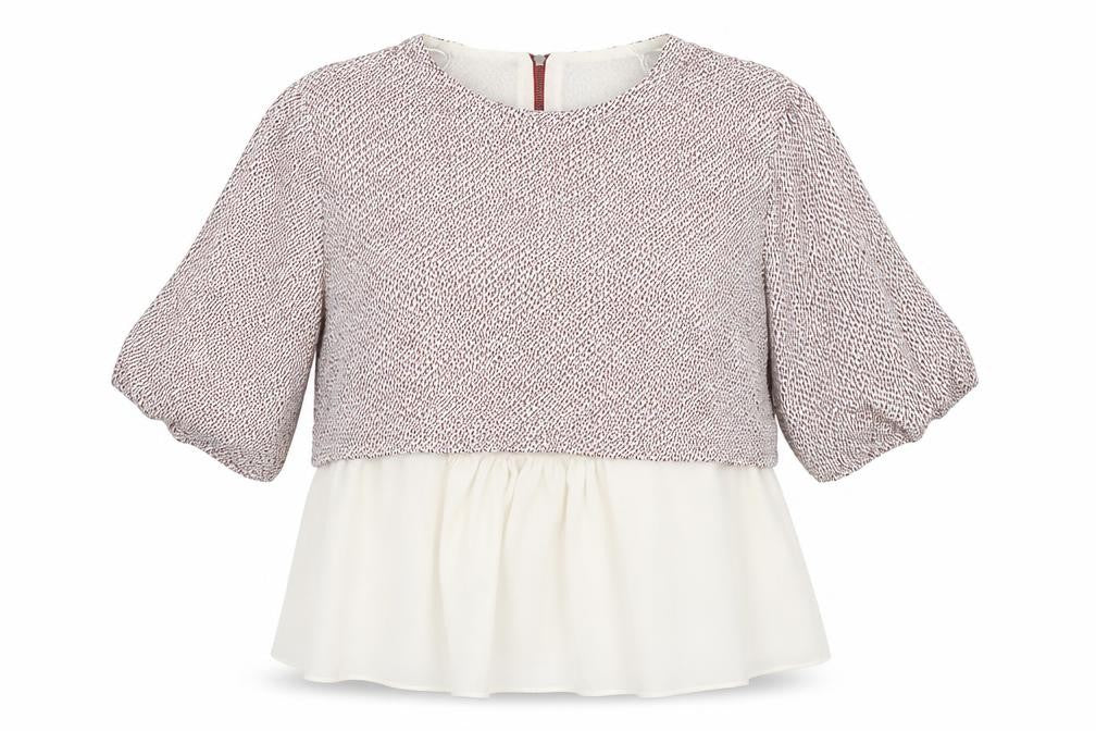 Womens UK Size S TRAFALUC White Cropped Blouse