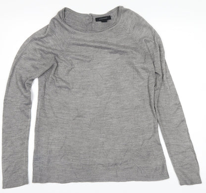Back view of Atmosphere women’s grey jumper, size UK 10
