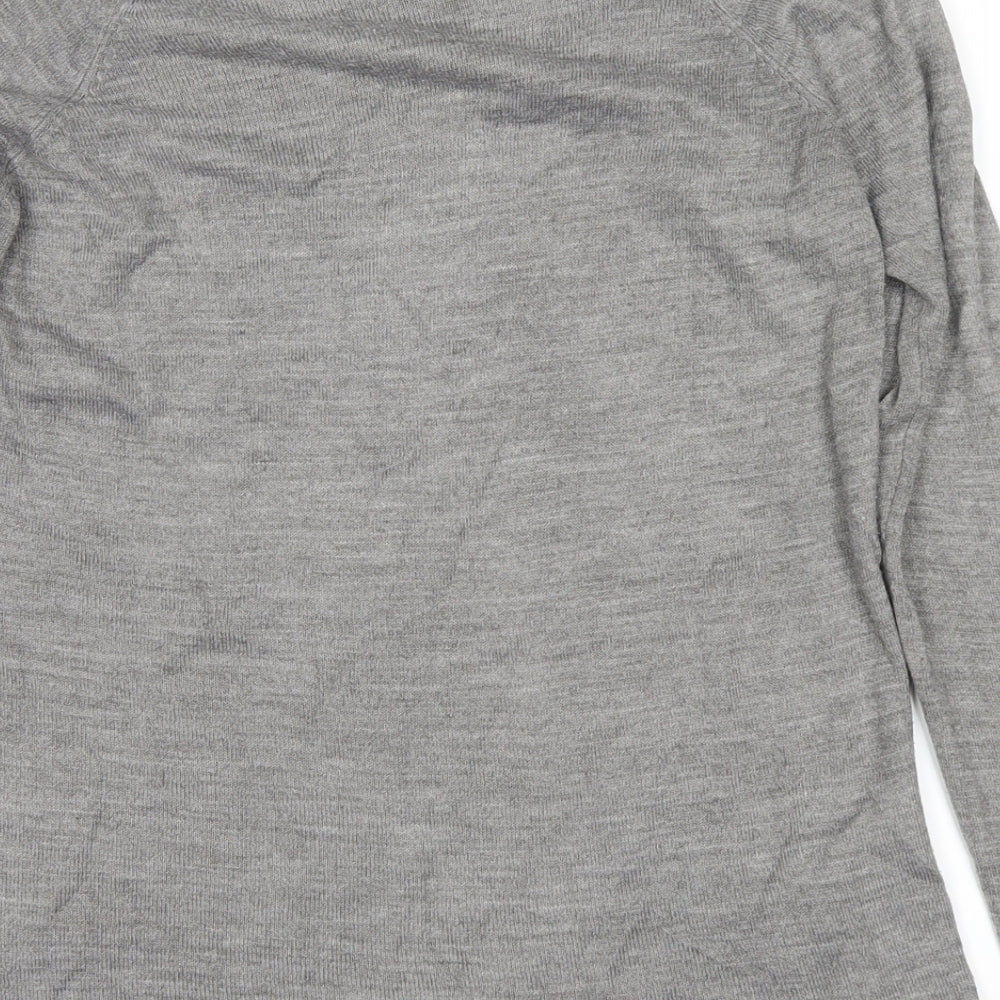 Brand and care label for Atmosphere women’s grey jumper, size UK 10