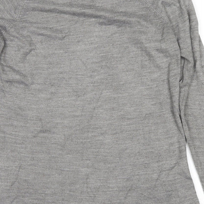 Brand and care label for Atmosphere women’s grey jumper, size UK 10