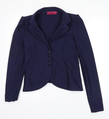 Boohoo Womens Blue   Jacket Blazer